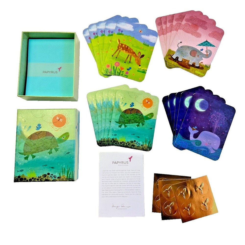 Papyrus Blank Cards with Envelopes Haiku Baby Betsy Snyder (20-Count 4 designs)